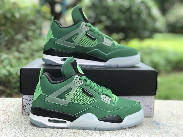 Air Jordan 4 Retro Wahlburgers PE Green