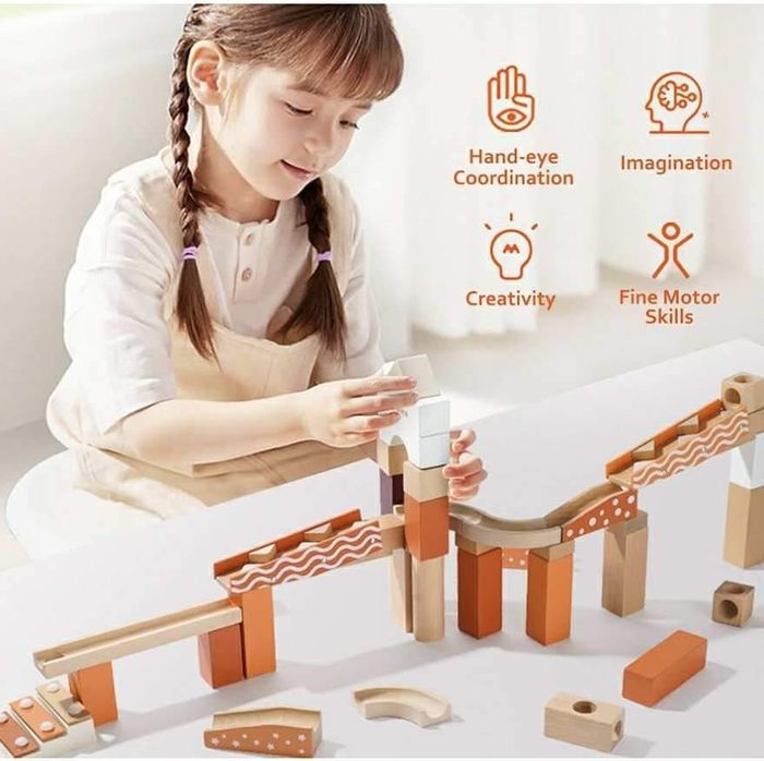 Marble building blocks 