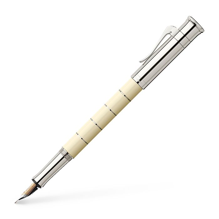 Graf von Faber-Castell Classic Anello Ivory Fountain Pen Fine Nib