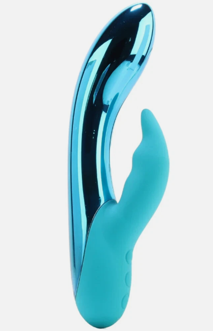 DazzLED Rabbit Vibrator Waterproof Rechargeable Dual Motors 10-Function 
