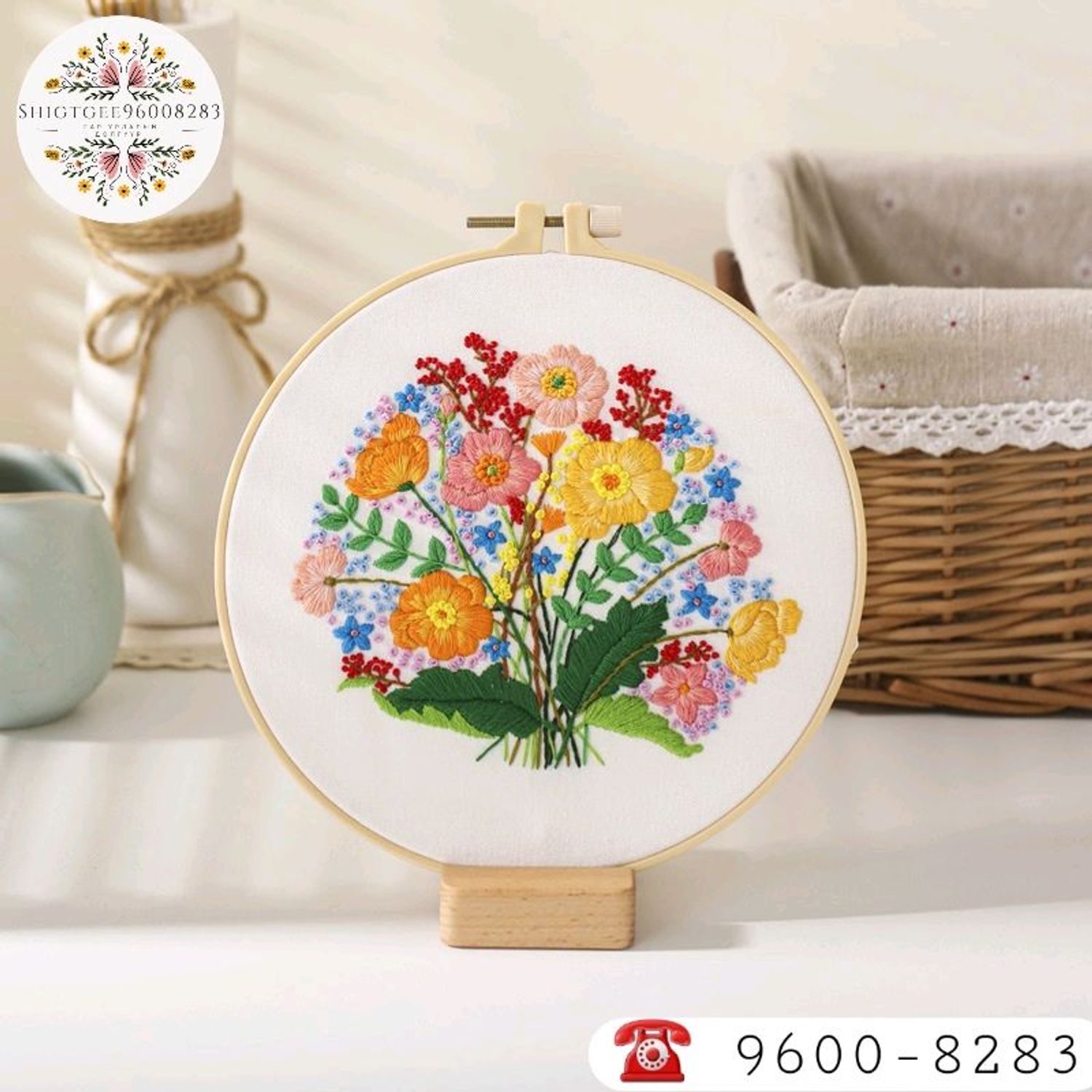 Цэцэг уран хатгамал бэлдэц 