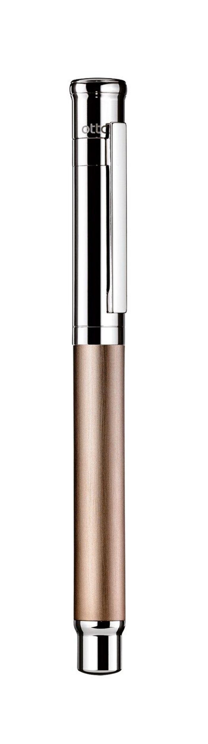 Otto-Hutt Design 04 Fountain Pen - satin finish sand matt lacquered with platinum plated