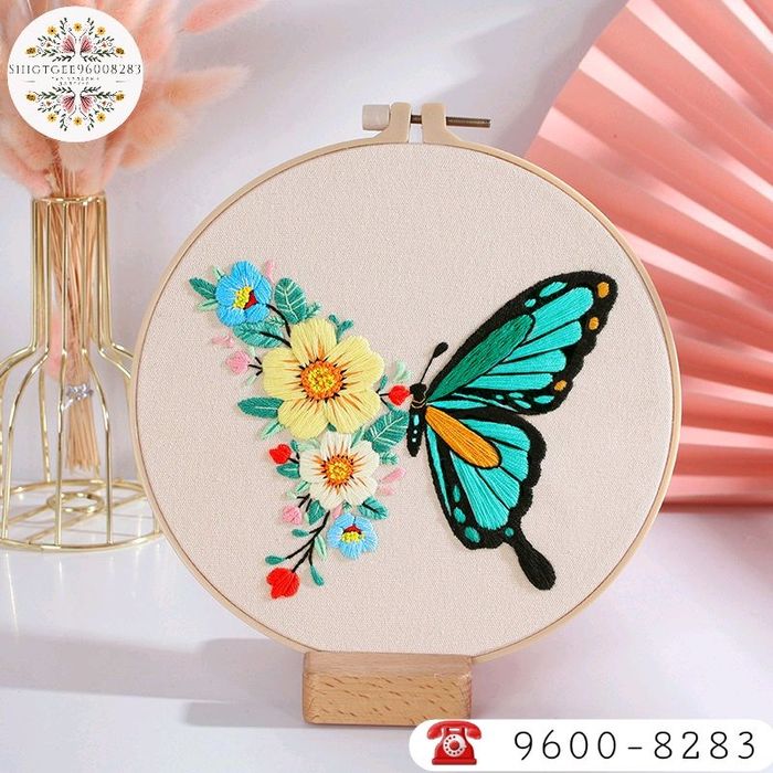 Эрвээхий уран хатгамал бэлдэц 