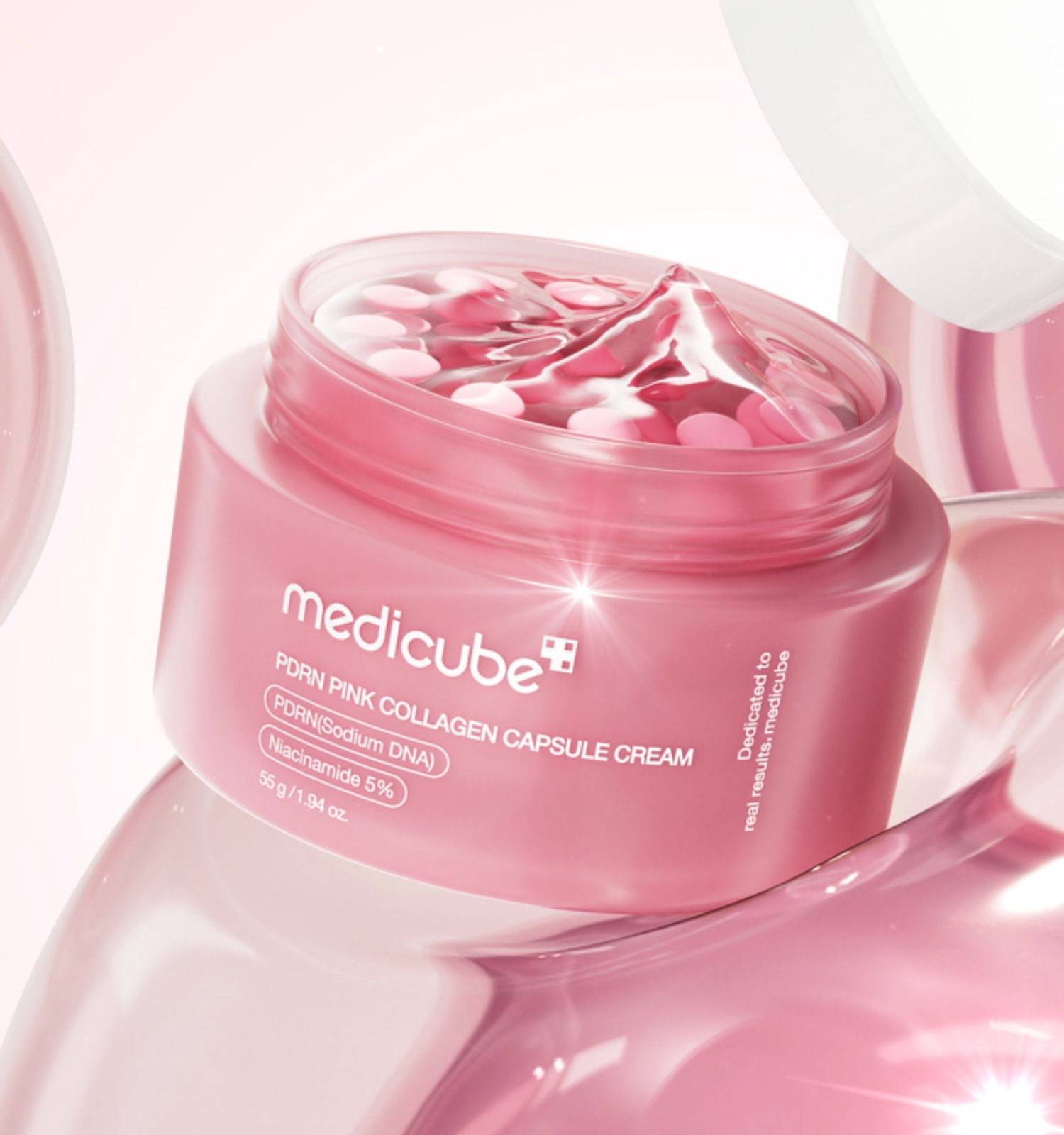 PDRN pink collagen capsule cream