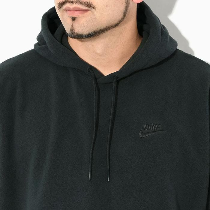 Club+ Polar Fleece Pullover Hoodie Black 
