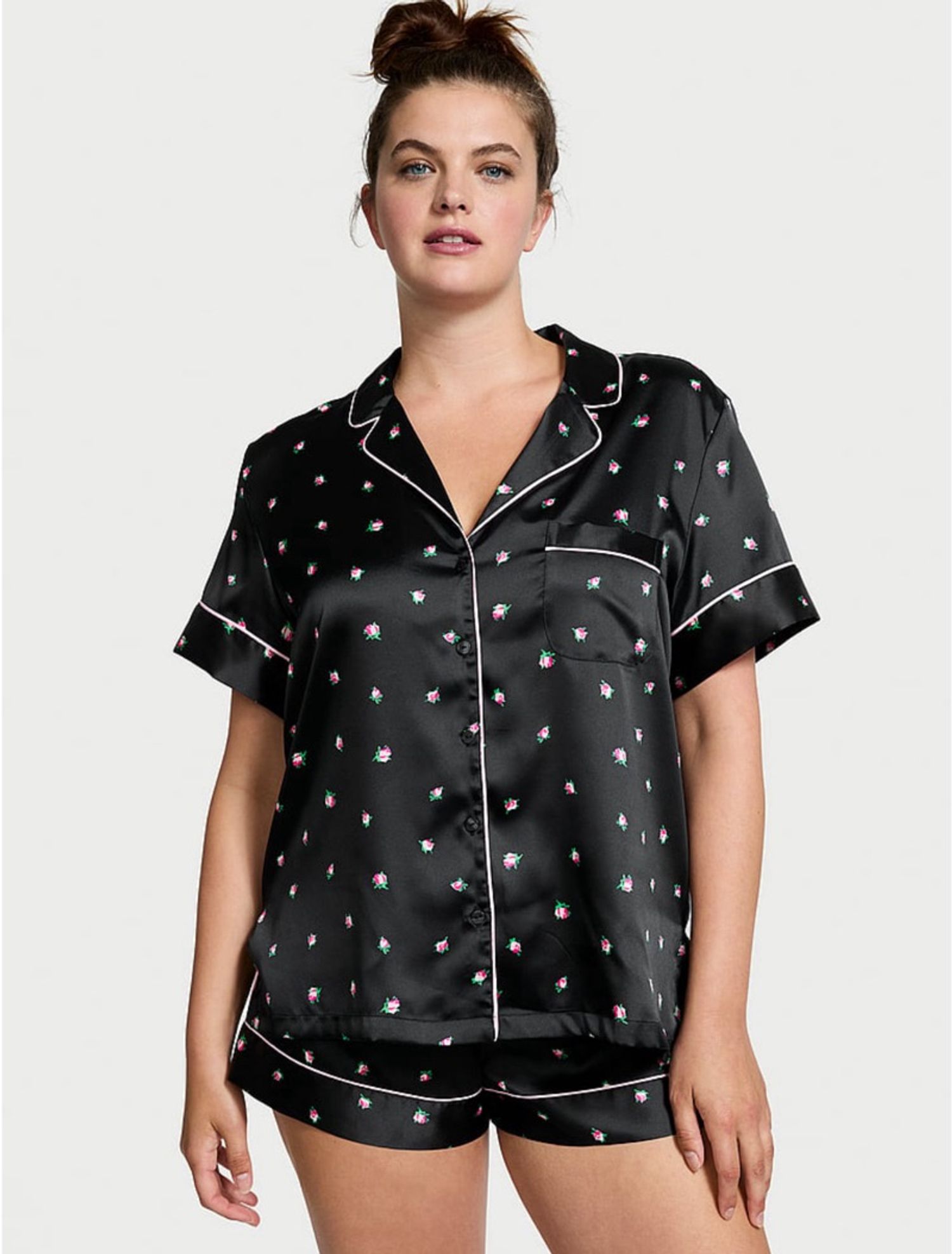 Satin Short Pajama Set 