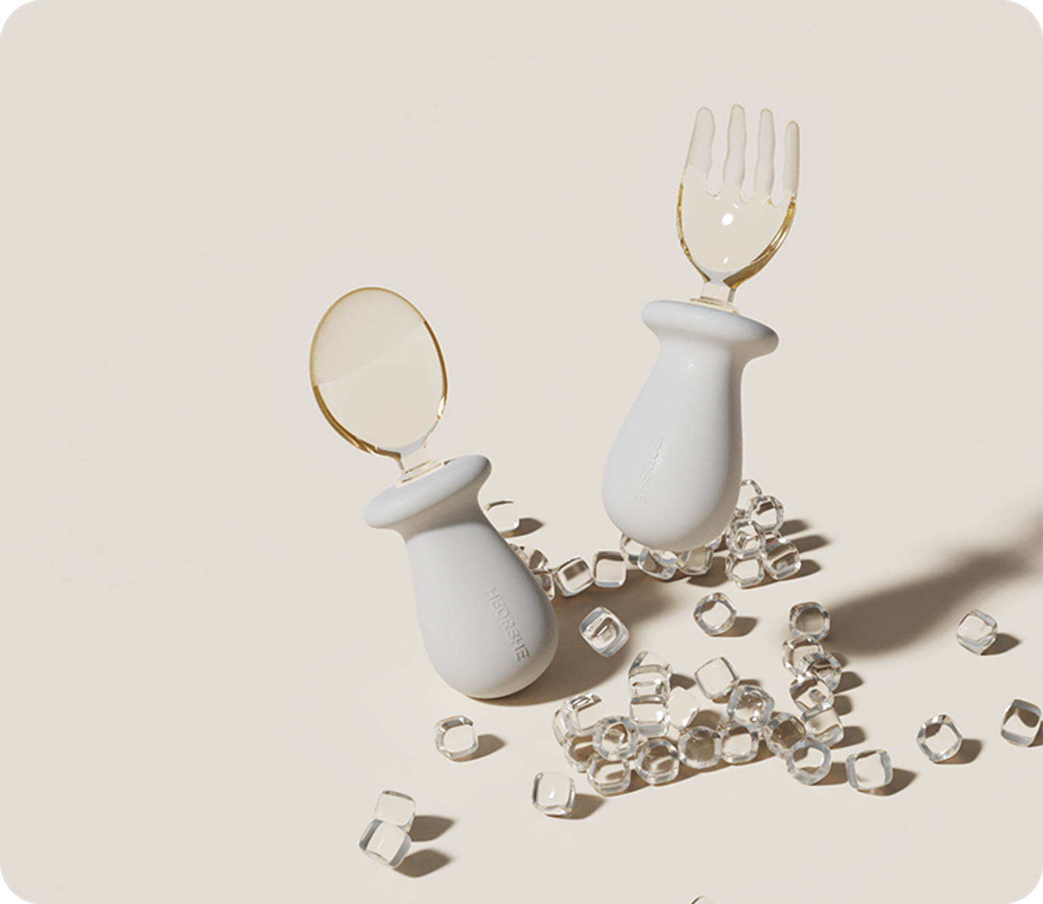 HEORSHE Tiny Spoon Fork | Халбага, сэрээ