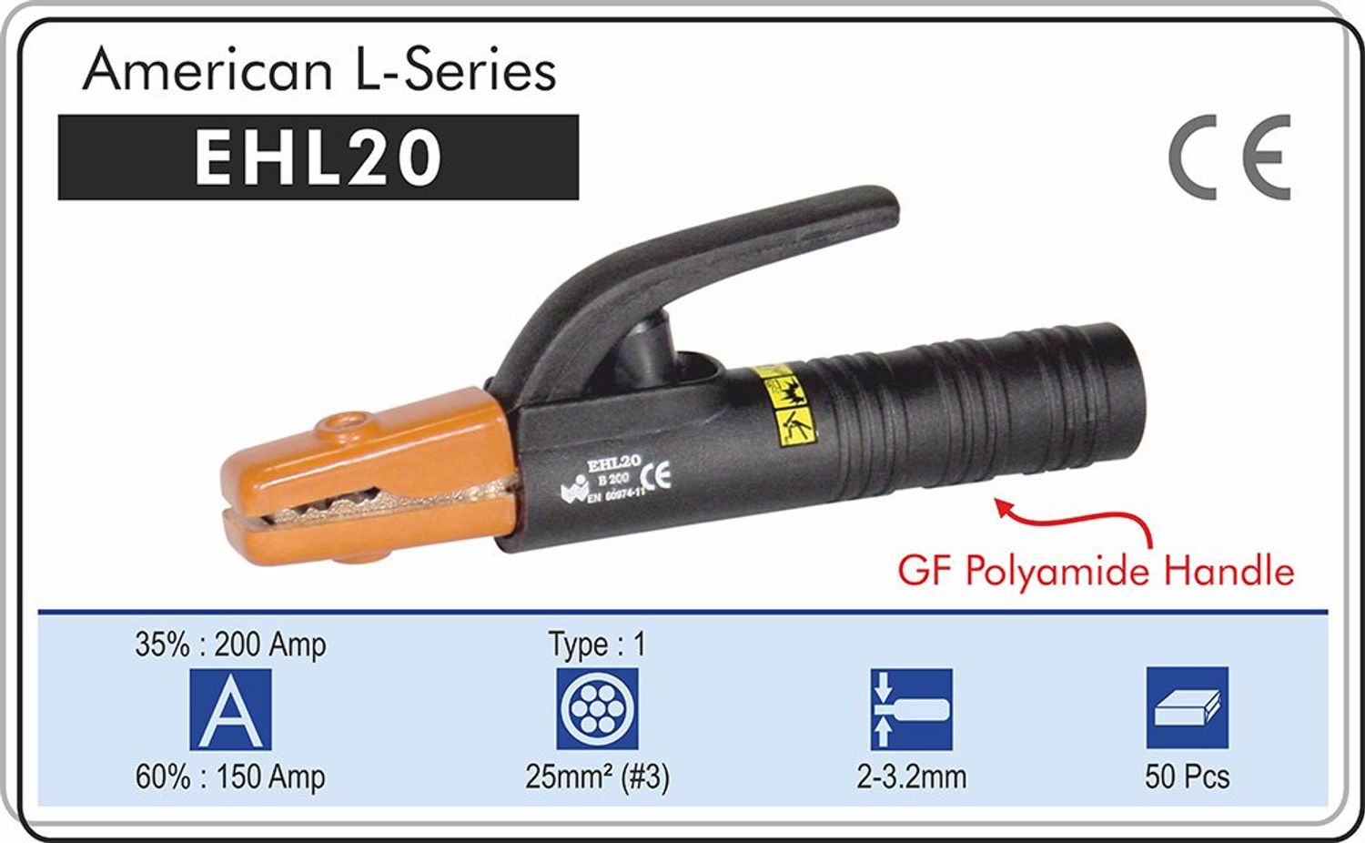 Электрод баригч 200A, EHL-20