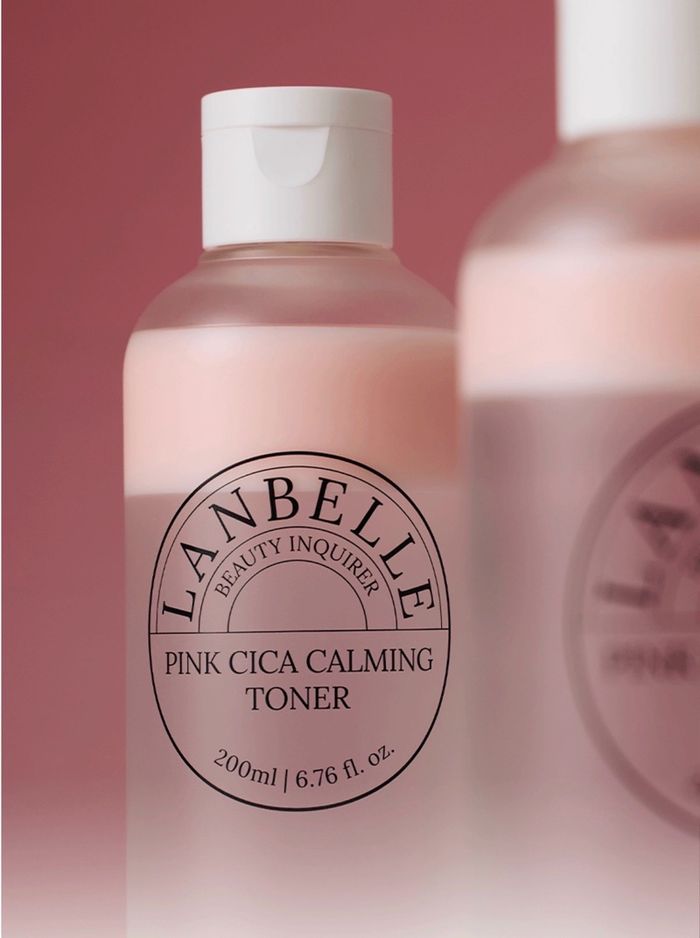 LANBELLE PINK CICA CALMING TONER