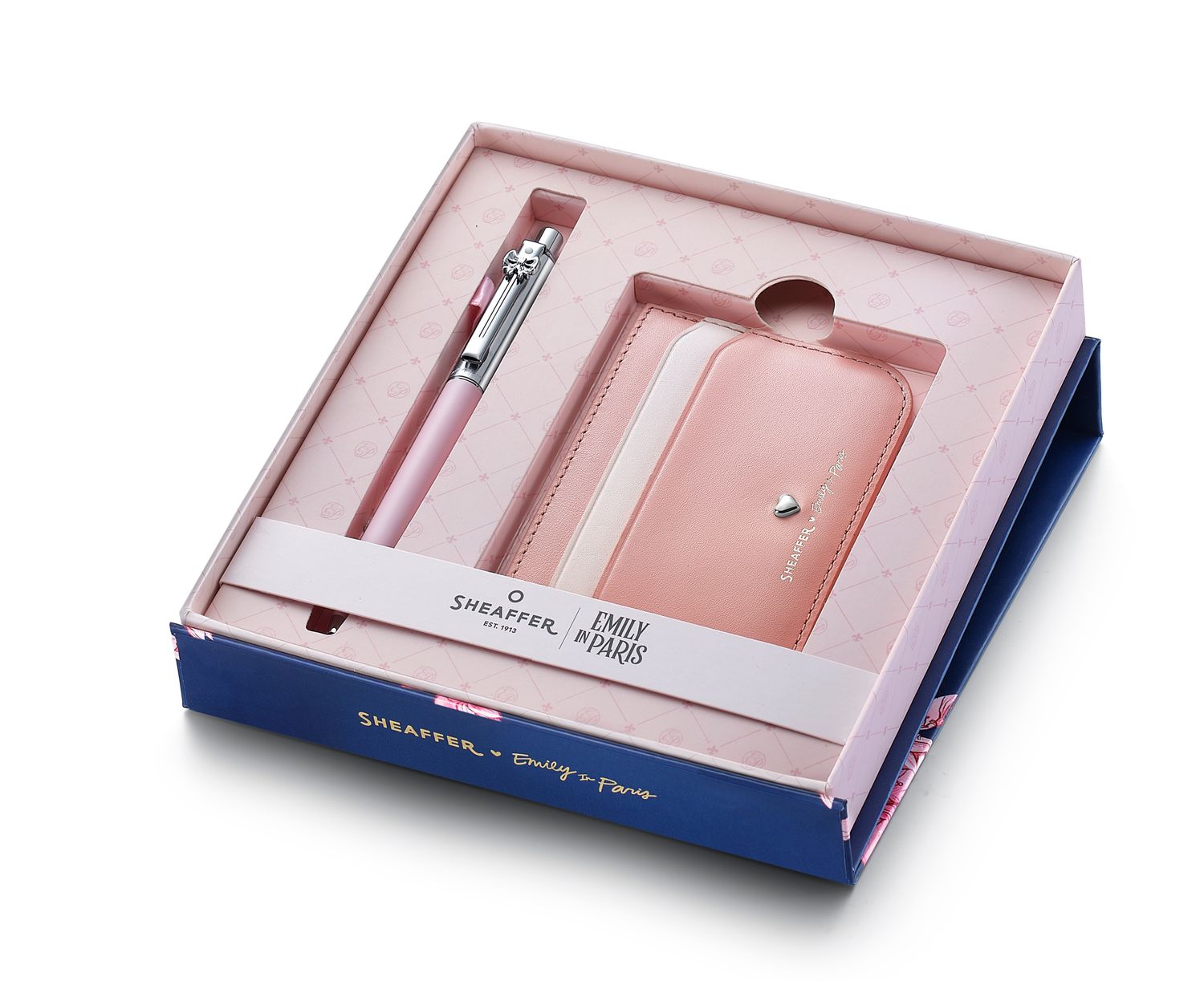 GIFT SET SHEAFFER EIP SENTINEL G321 MATT PINK BODY WITH CHROME CAP AND TRIMS BP WITH DARK PINK CCH