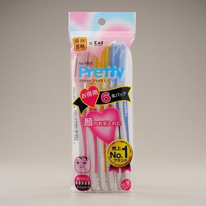 S-Select нүүрний хутга, L хэмжээ, 6 ширхэг (Pretty)