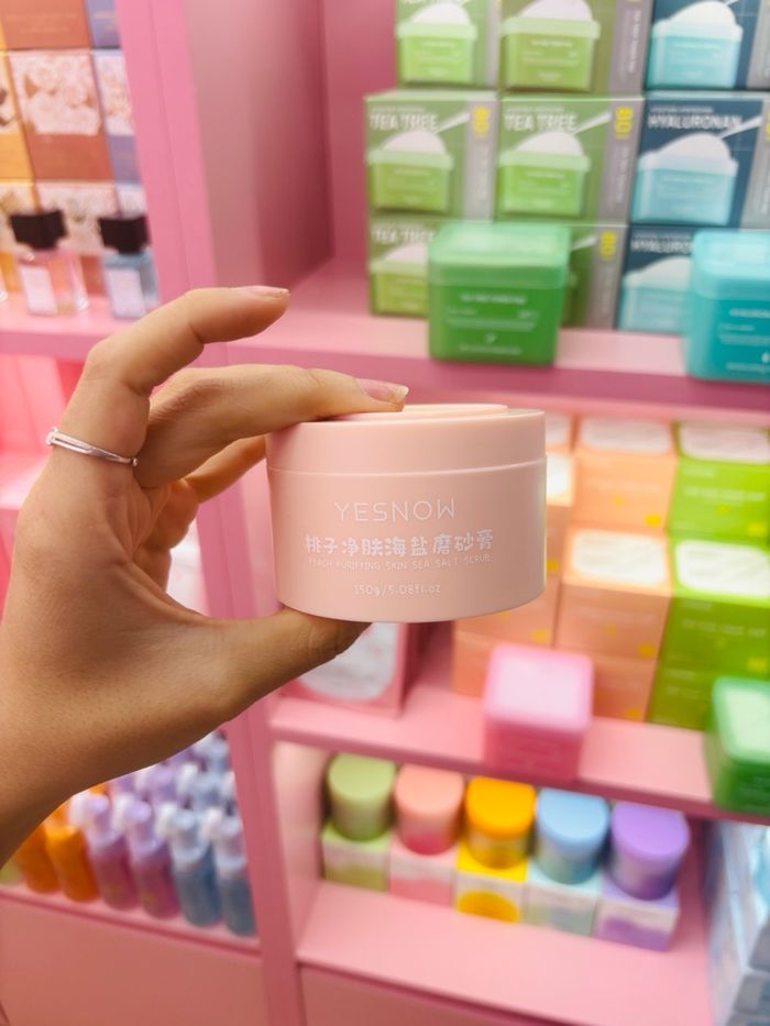 🍑 Peach Sea salt scrub