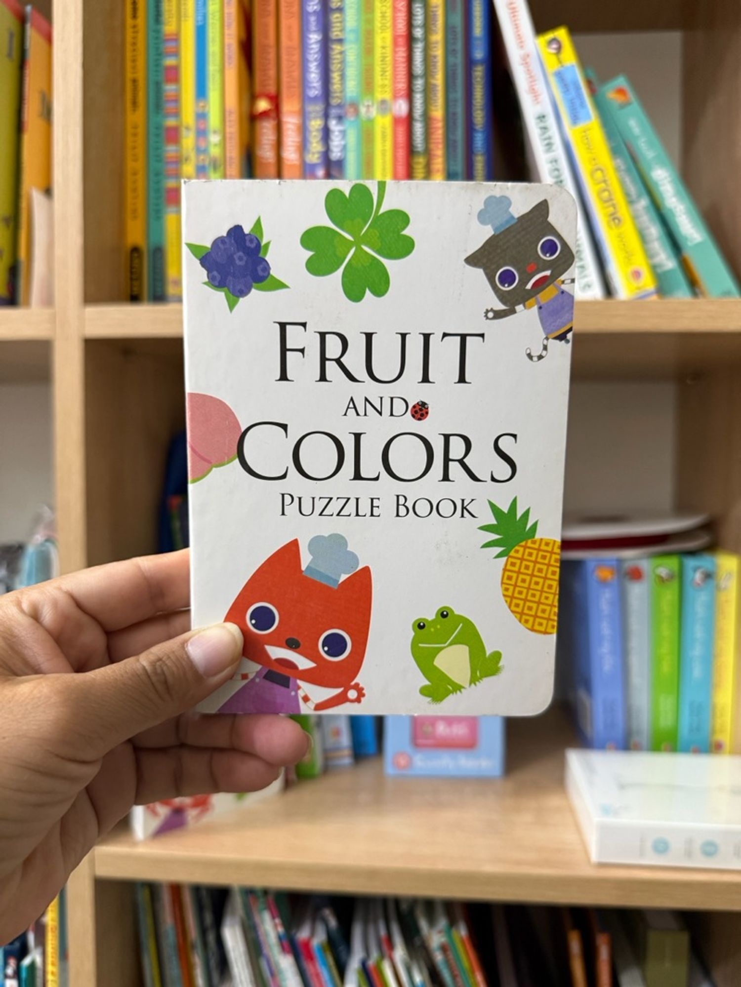 Friut and Colors puzzle book
