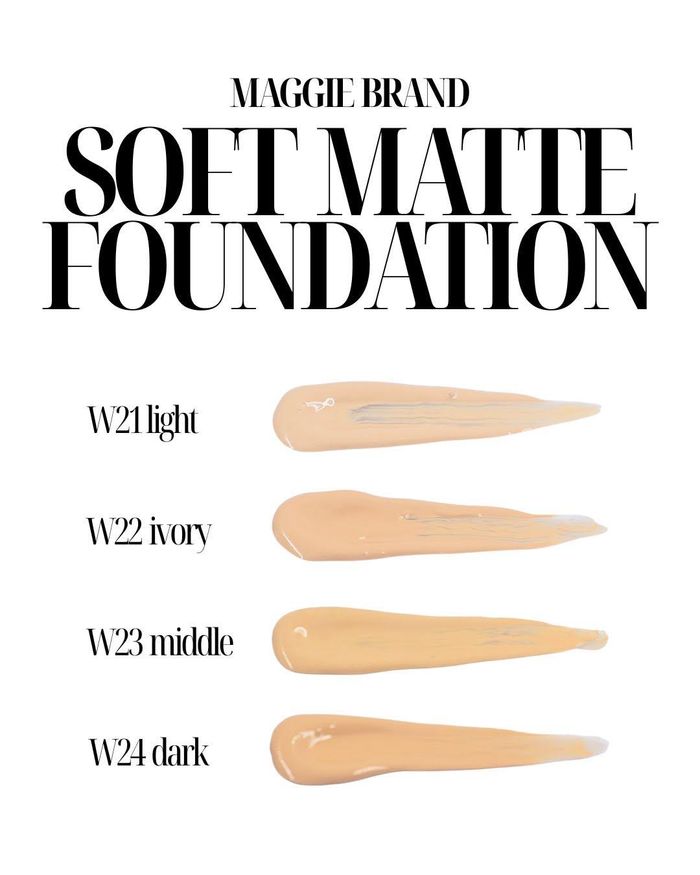 MAGGIE BRAND SOFT MATTE FOUNDATION 