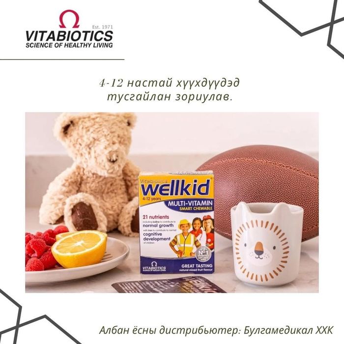 Wellkid Multi Vitamin Chewable 