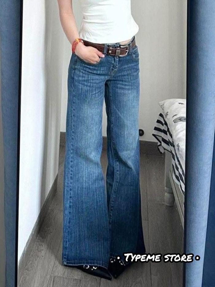Low rise шулуун жеанс өмд jeans