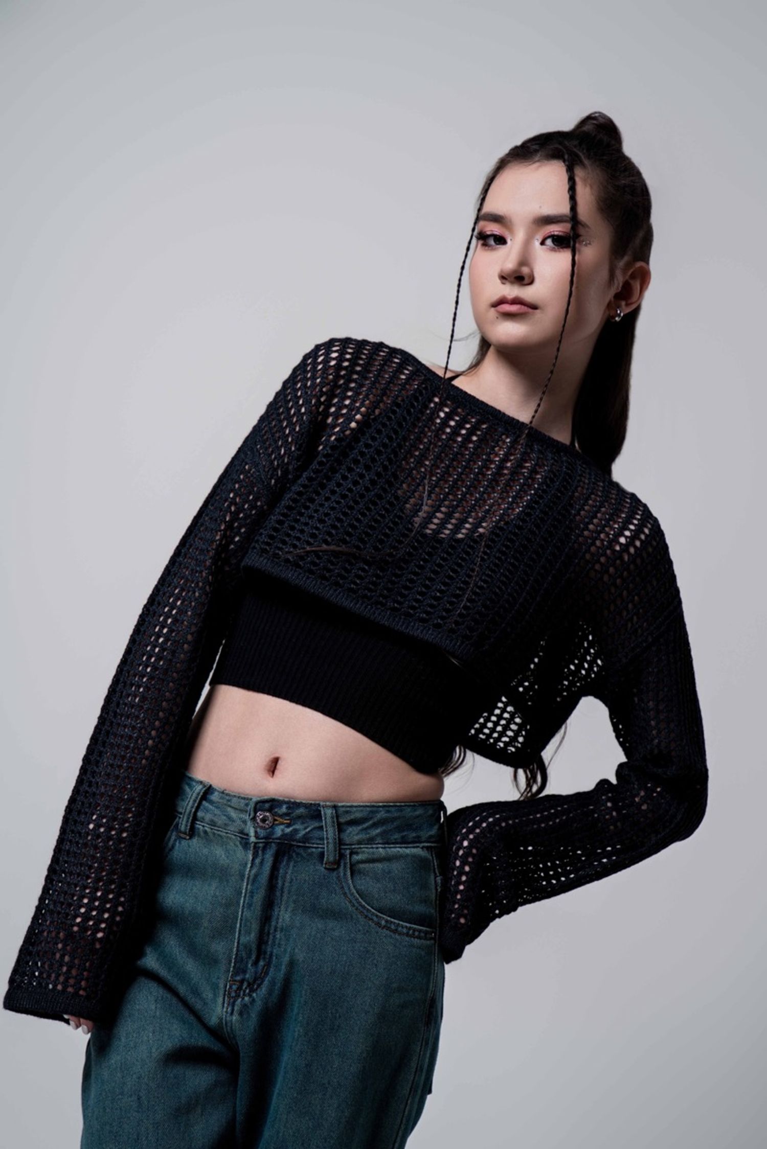 Crop top knitted