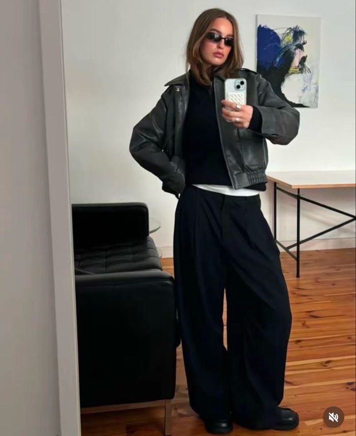 BlACK BAGGY PANTS