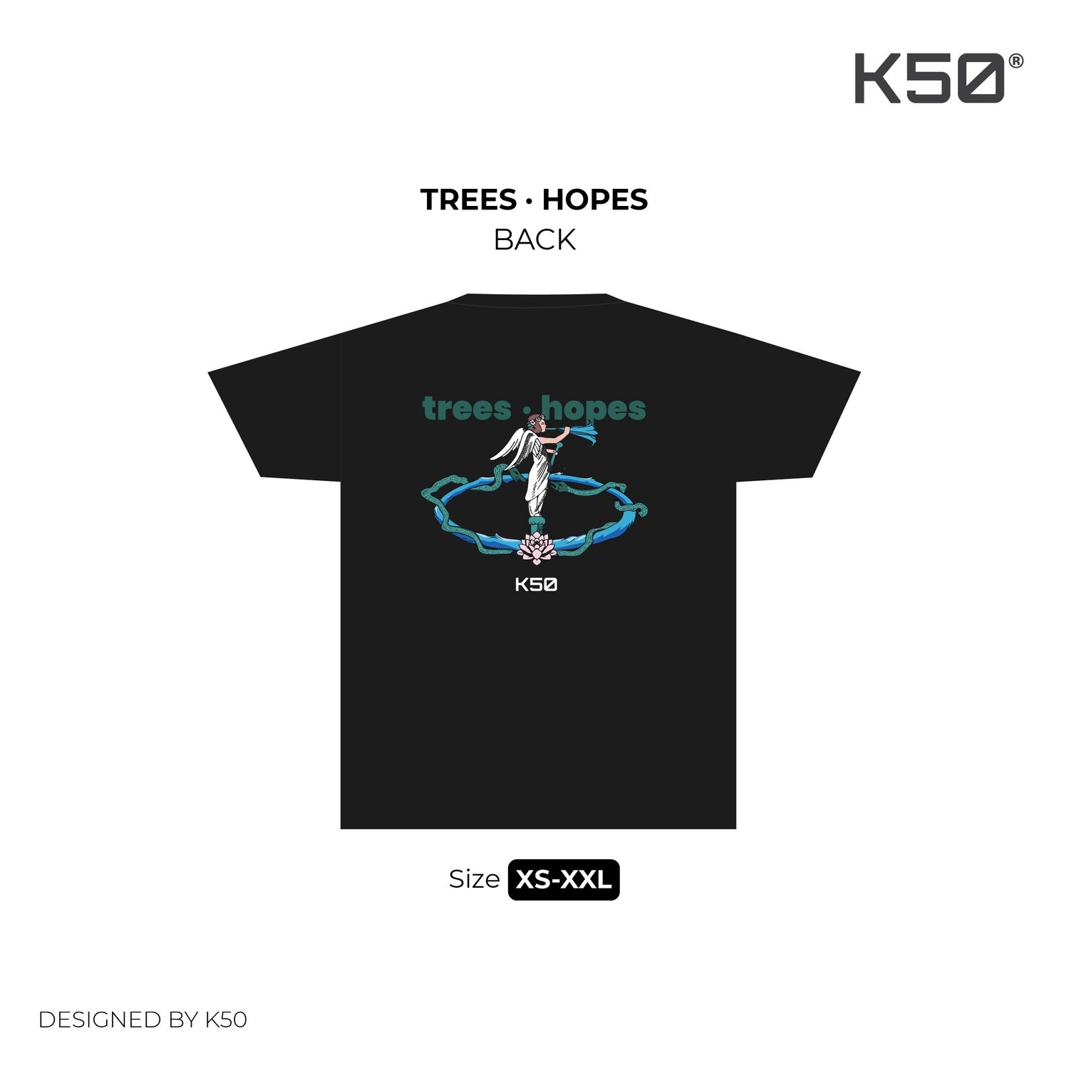 Trees & Hopes T-Shirt / FW25 Black