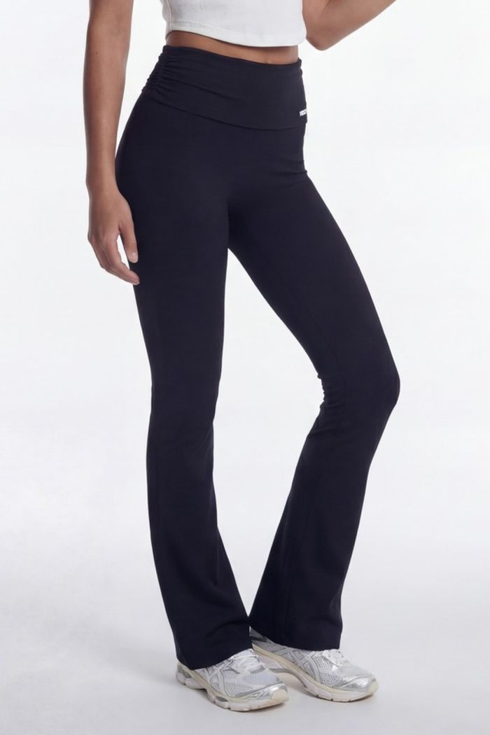Folded Semi Bootcut Leggings