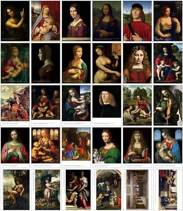 Leonardo Da Vinci Postcard Set