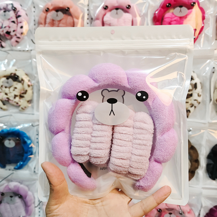 🧖‍♀️ Headband & Wristband Set – Нүүр арчилгааны сет