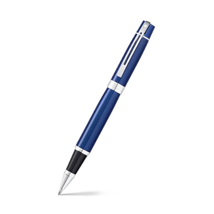 Sheaffer® 300 Glossy Blue with Chrome Trims Rollerball Pen 