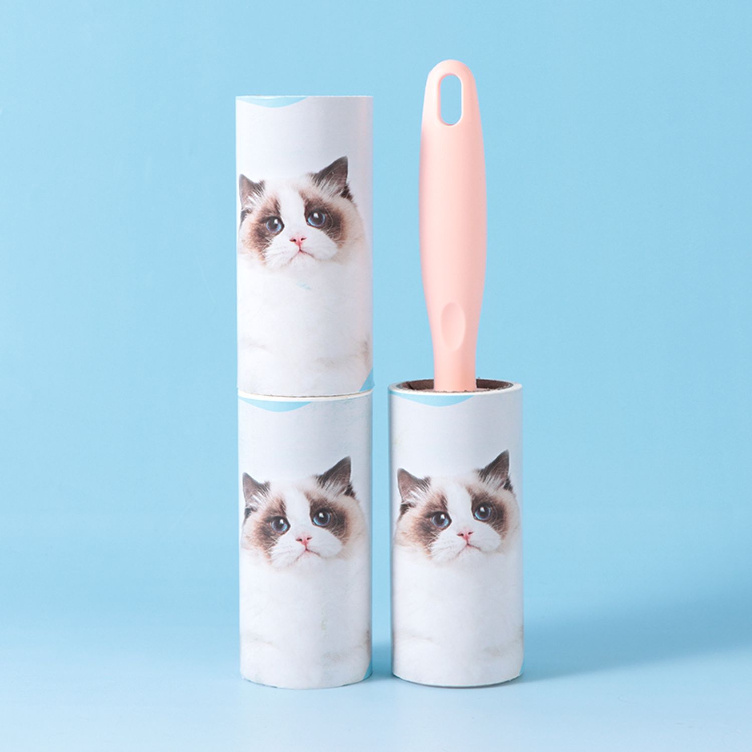 Pet Series Lint Roller Set (1 Handle + 3 Refills)