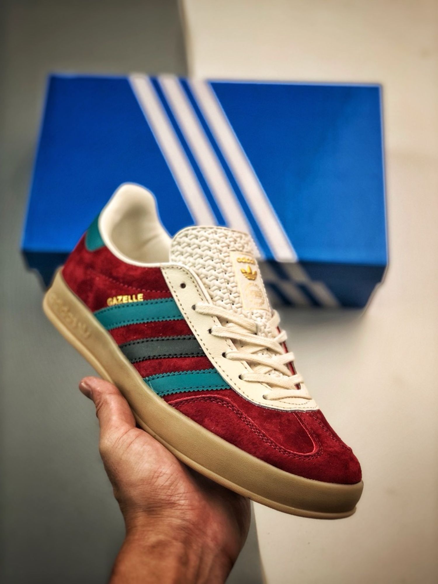 Adidas Gazelle Indoor "Collegiate Burgundy"