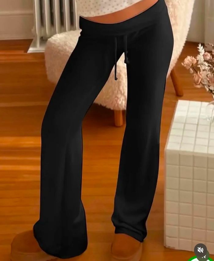 LOW WAIST SWEATPANTS (хар өнгө)