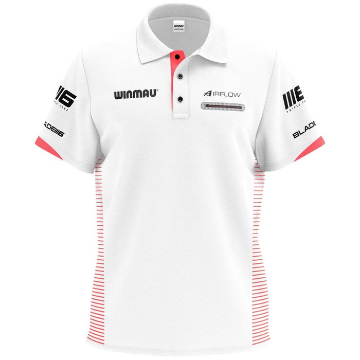 WINMAU Pro-Line Tour Polo White Blade 6