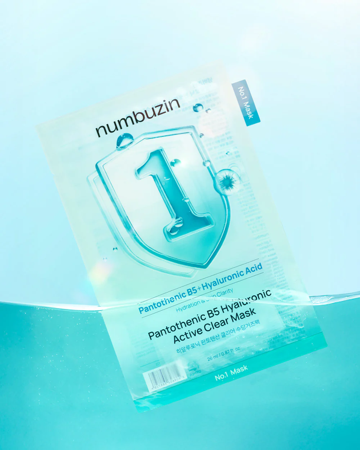 NUMBUZIN No. 1 Pantothenic B5 Hyaluronic Active Clear Mask Sheet 