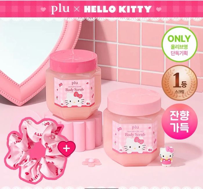 PLU & HELLO KITTY BODY SCRUB 510g