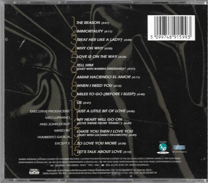 CELINE DION LET'S TALK ABOUT LOV