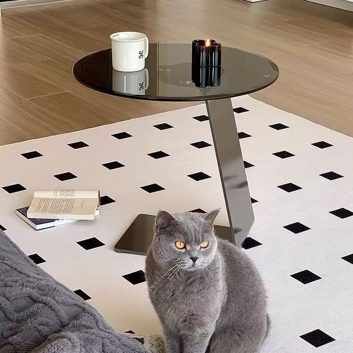 Ган суурьтай шилэн ширээ