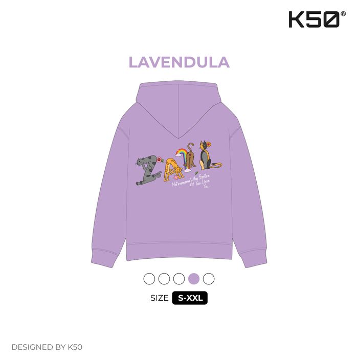 Z..l Cats Hoodie - Lavendula