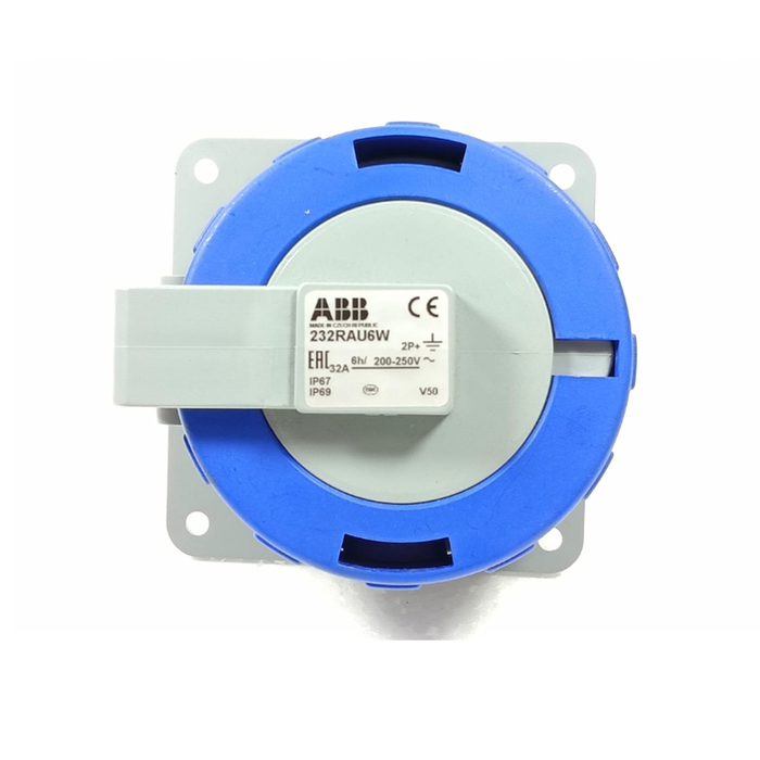 Хүчний розетка 232RAU6W 2P+N 32A IP67 Industrial socket 