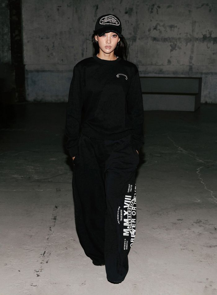 Viper Logo 2-Way Curved Jogger Trousers - Black