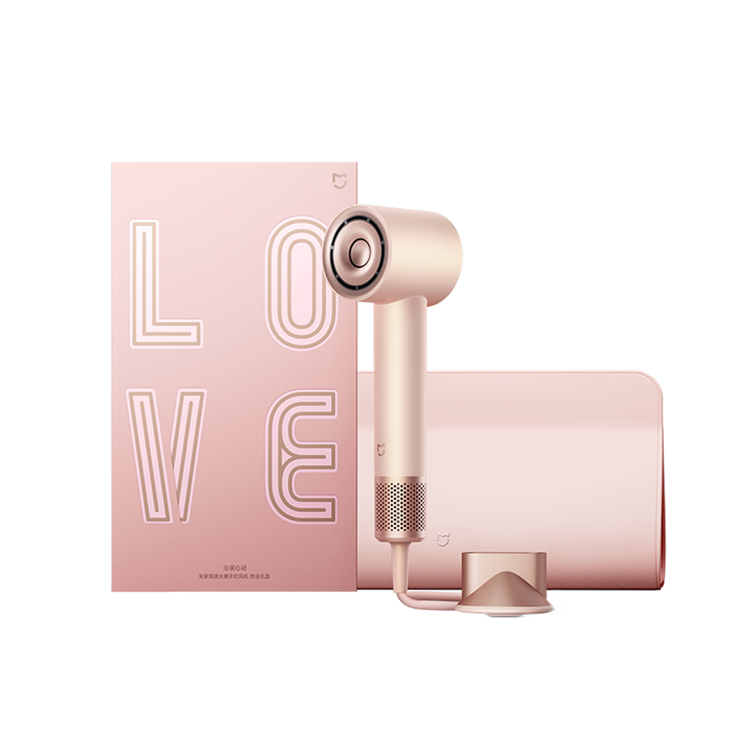 Mi hair dryer watering ion pink gold gift box - чийгшүүлэн ионжуулдаг алтлаг ягаан бэлгийн багц