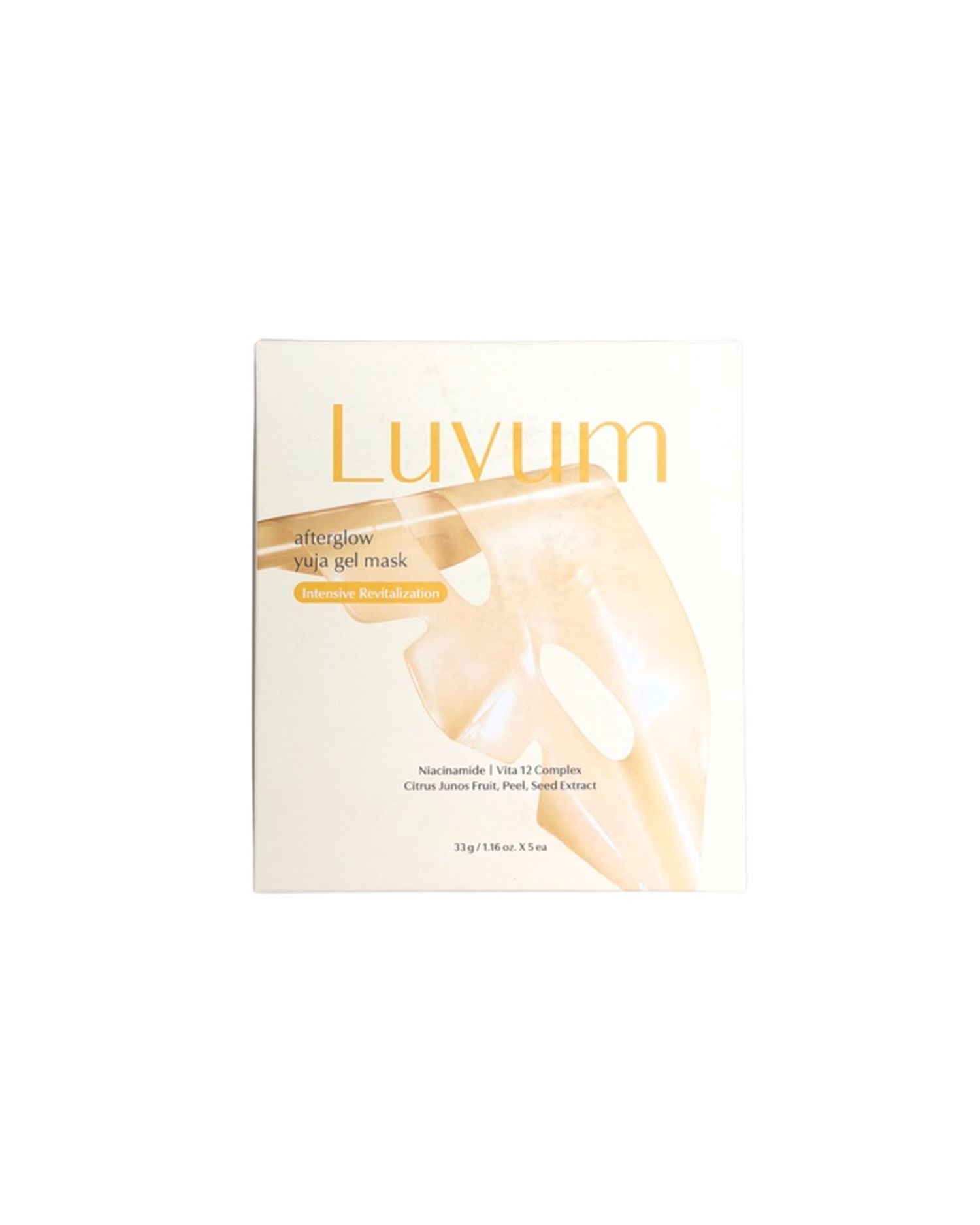 Luvum Afterglow Yuja Gel mask