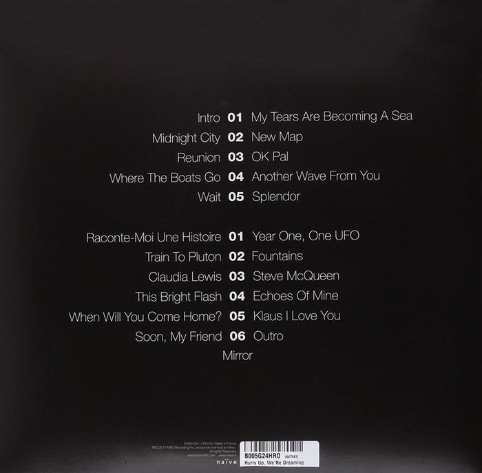 M83- Hurry up, We’re dreaming