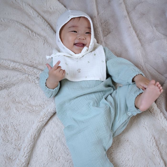 Муслин гринкел 3 хос-Ногоон-Морьтой загвар