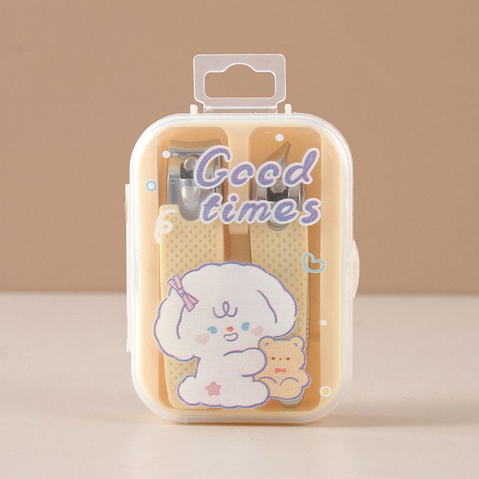 Yellow Teddy and Bear Nail Clippers Set
