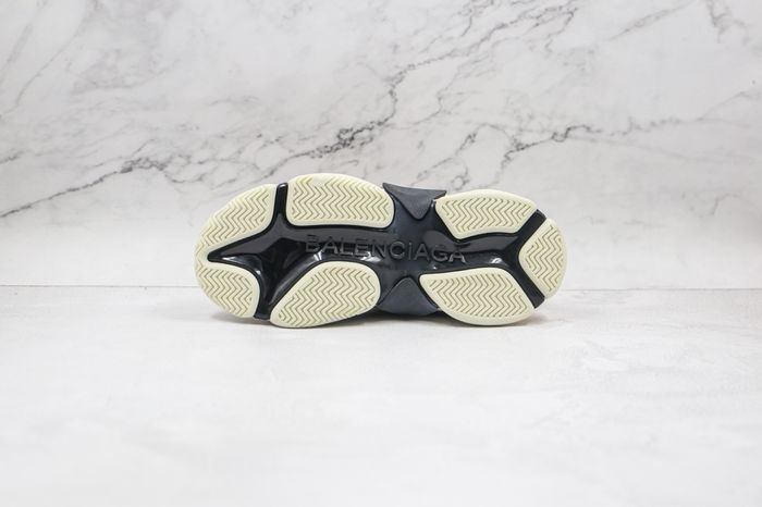 Balenciaga Multicolor Leather and Mesh Triple S Low 