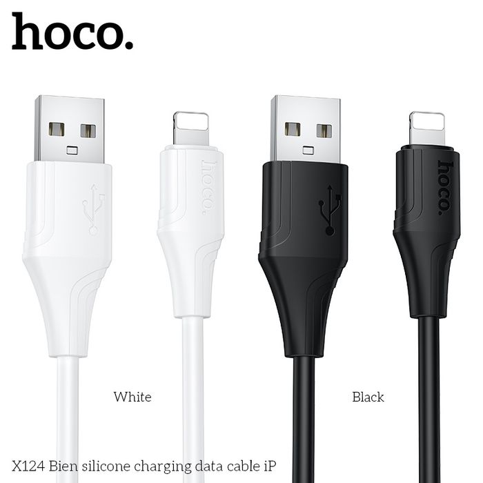 X124 Цэнэглэгч Силикон Дата Кабель - iPhone 