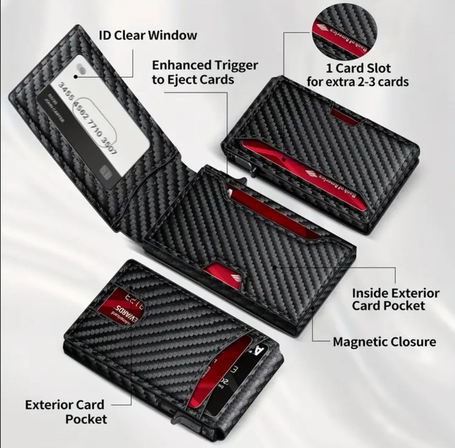 Stylish Bifold RFID Blocking Wallet Stylish Bifold RFID Blocking Wallet