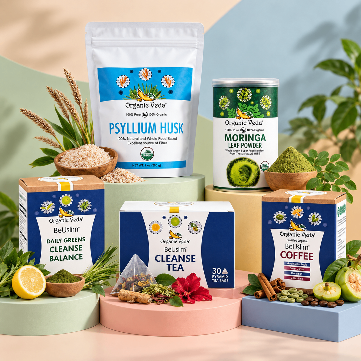 Organic Veda Cleanse & Weight Balance Bundle 2