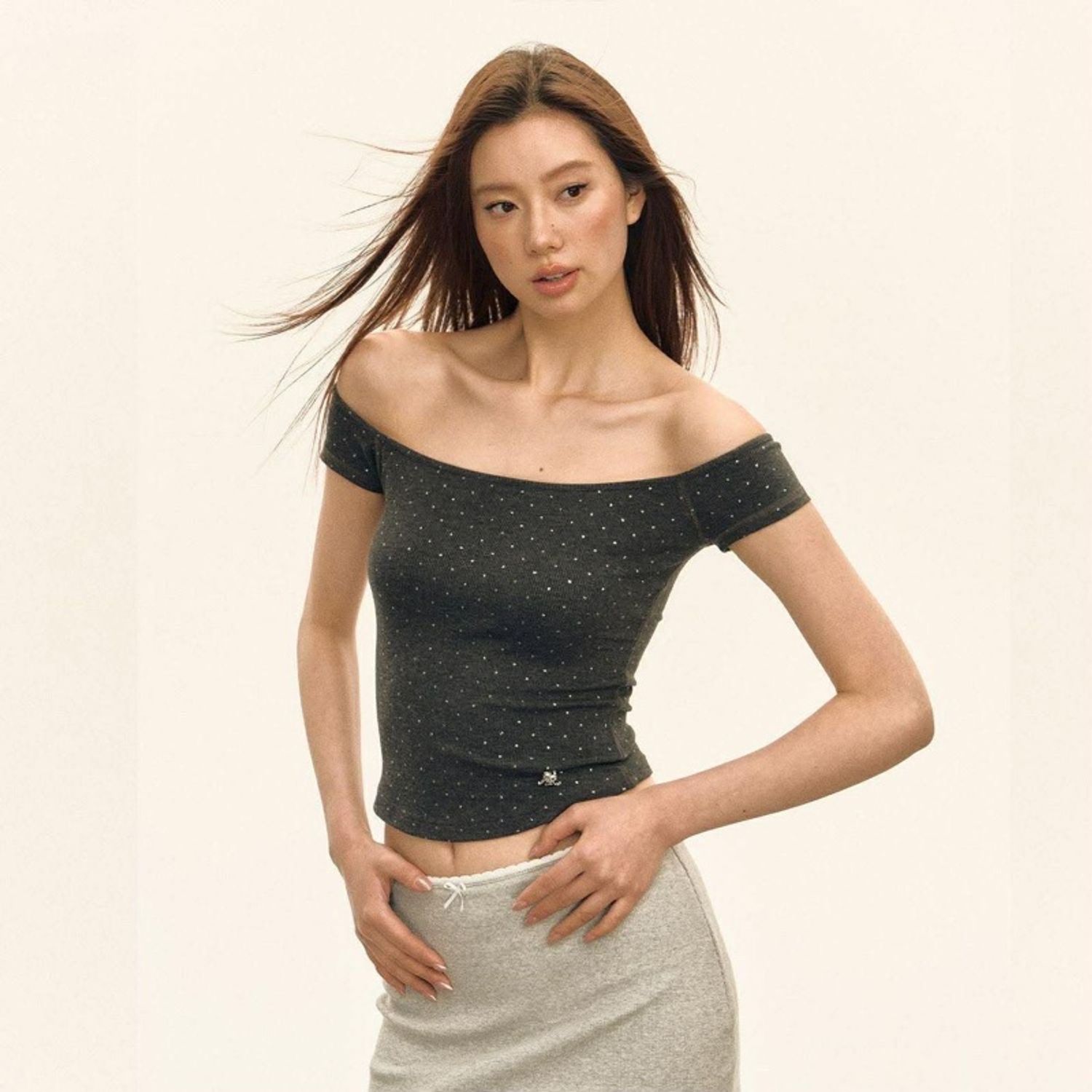 Polka dot top топ