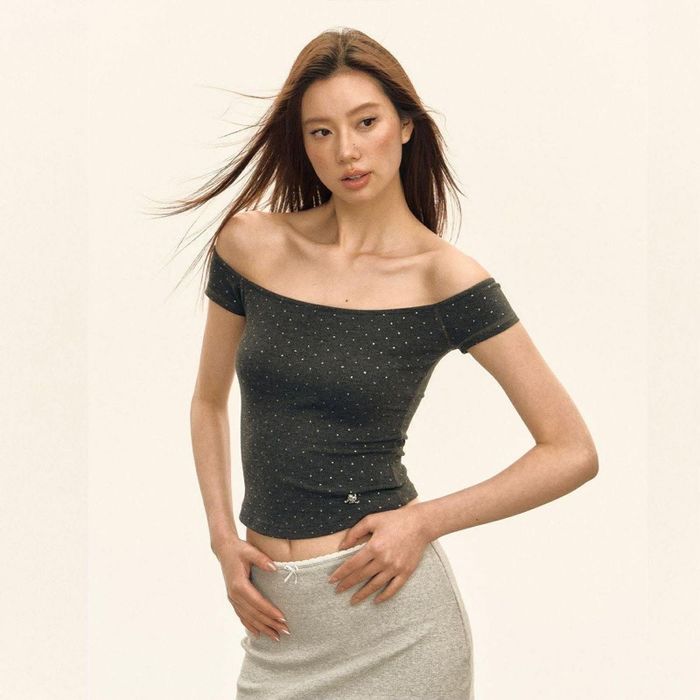 Polka dot top топ