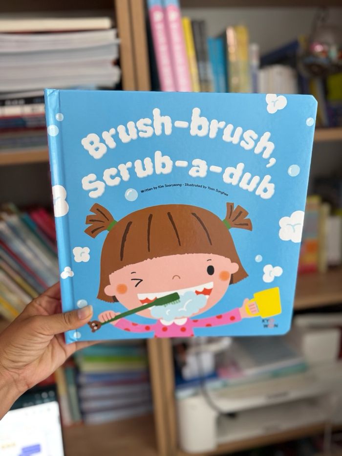 Brush brush Scrub a dub